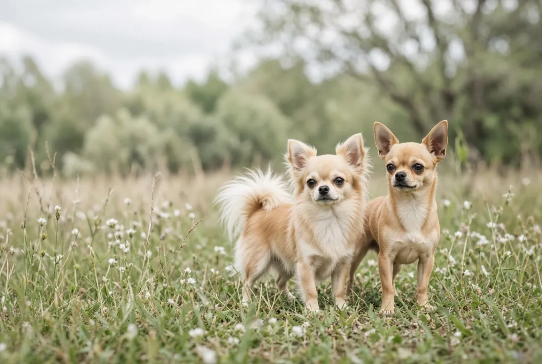 Chihuahua langhåret og korthåret