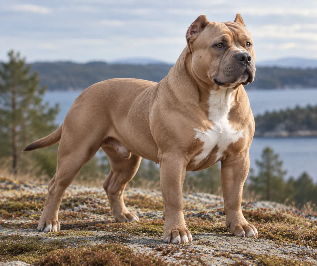 Fawn American Bully