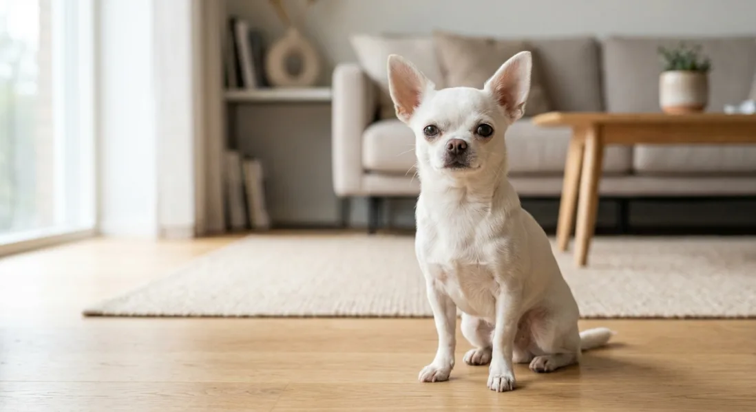 Hvid Chihuahua