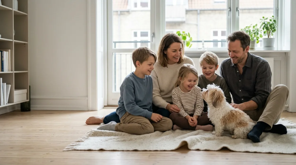 lille allergivenlig hund til familie