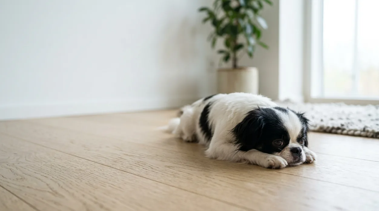 rolig lille hund