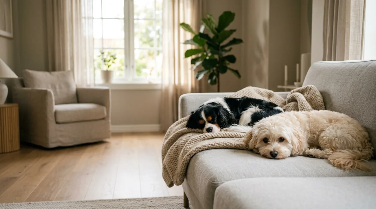 lille hund med lavt aktivitetsniveau