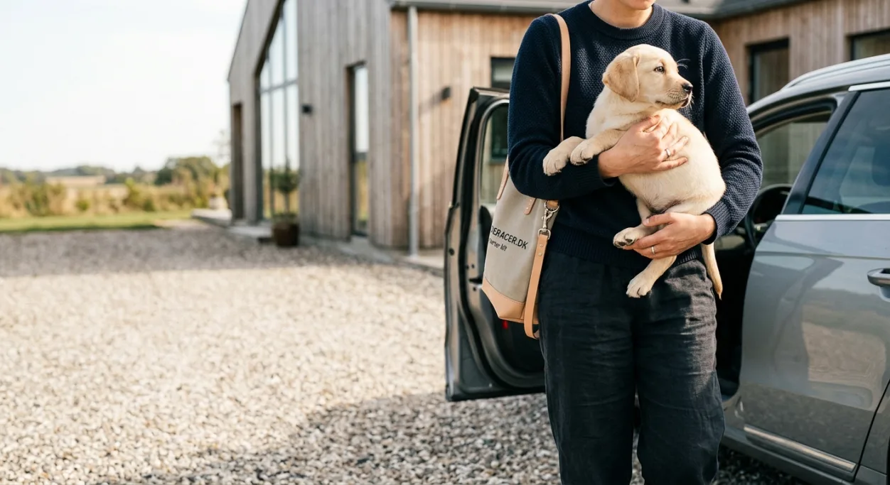Labrador Retriever hvalp hos ansvarlig opdrætter