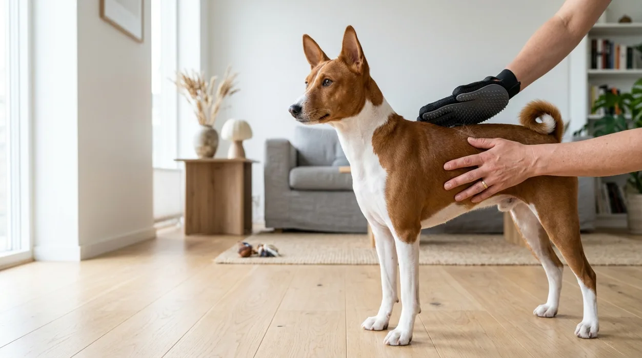 Fælder en Basenji