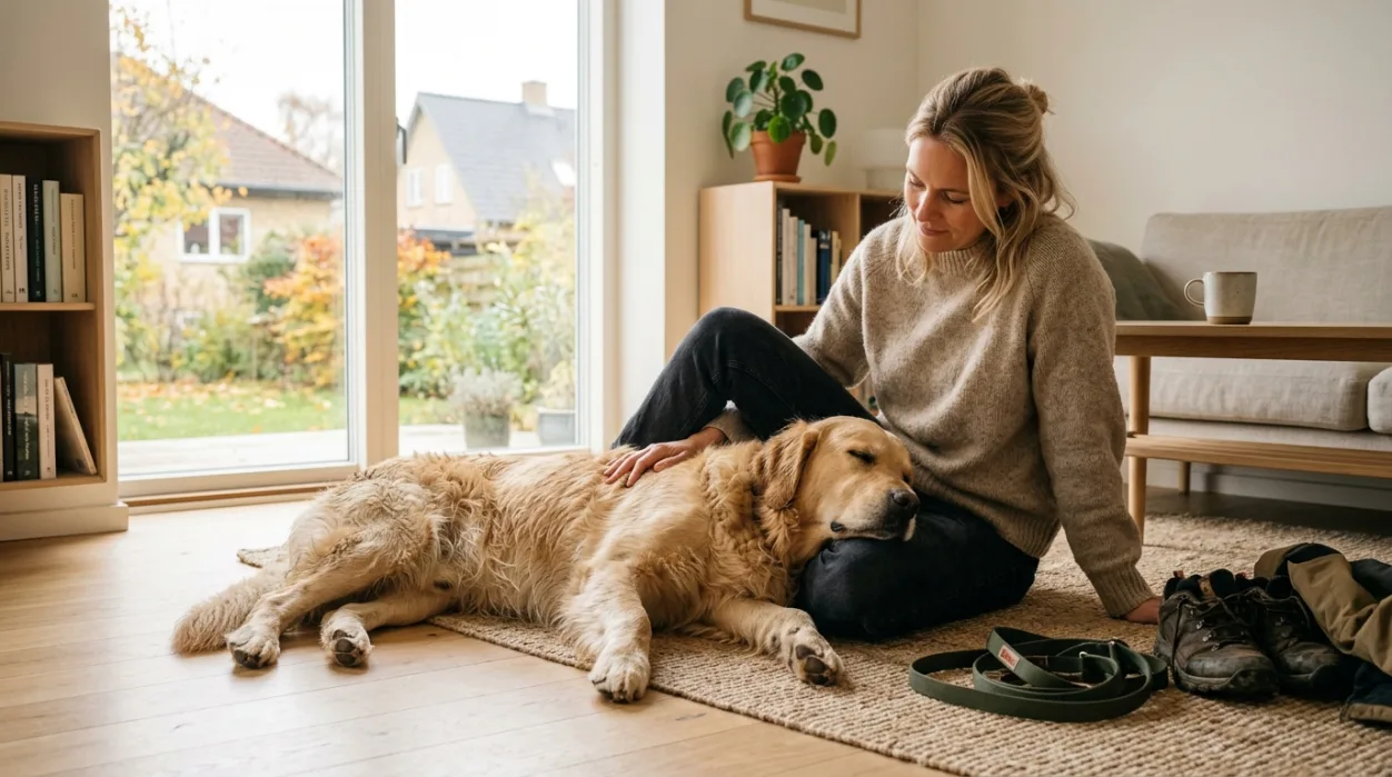 hvornår bliver en golden retriever rolig