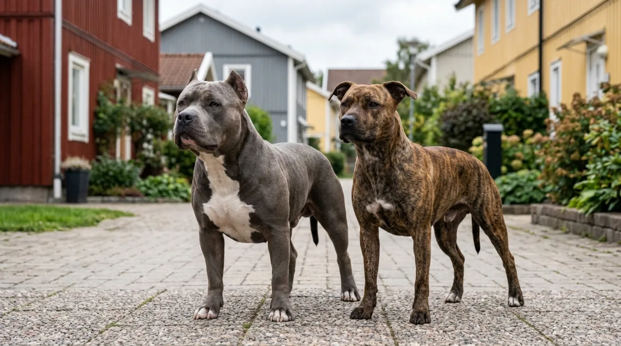 american bully vs pitbull