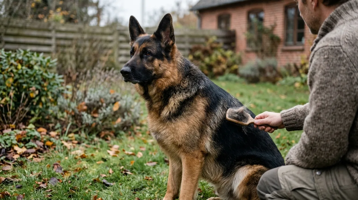 Schæferhund pels og fældning