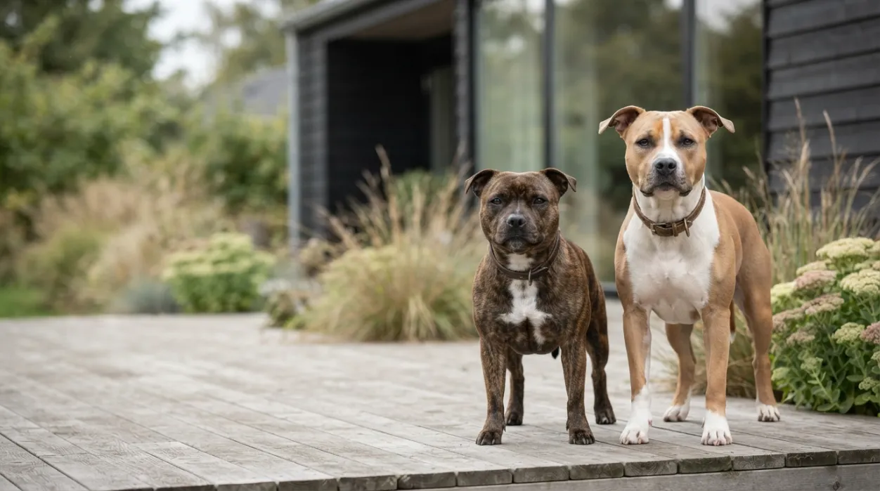 Staffordshire Bull Terrier og Amstaff – sammenligning