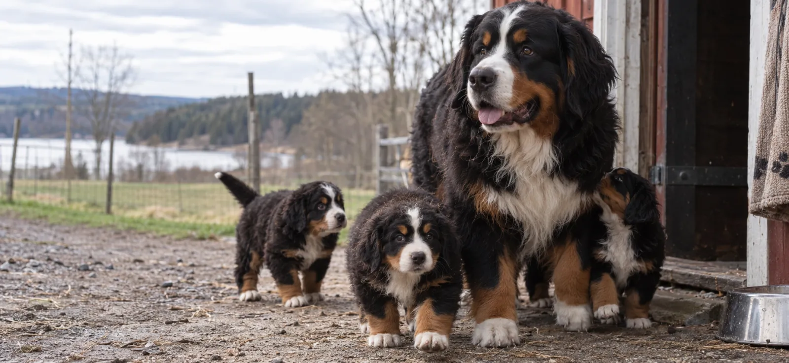Berner Sennenhund temperament – rolig og hengiven hund
