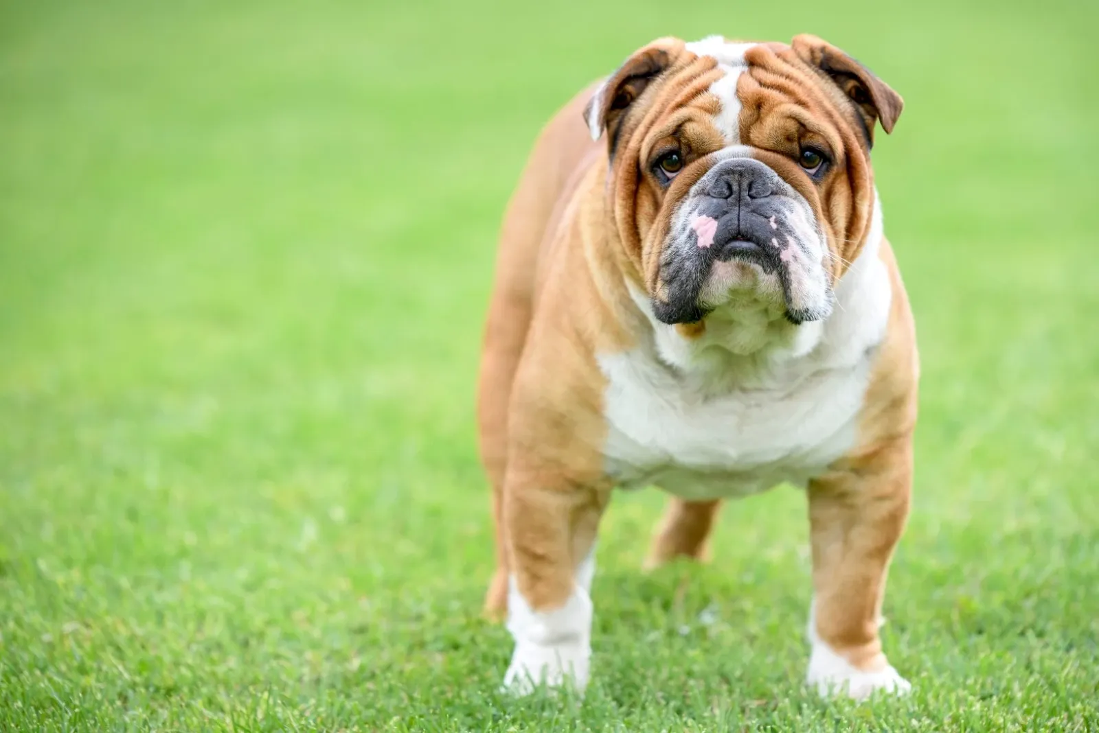 Engelsk bulldog - En charmerede og dejlig hund der viger fra ejer