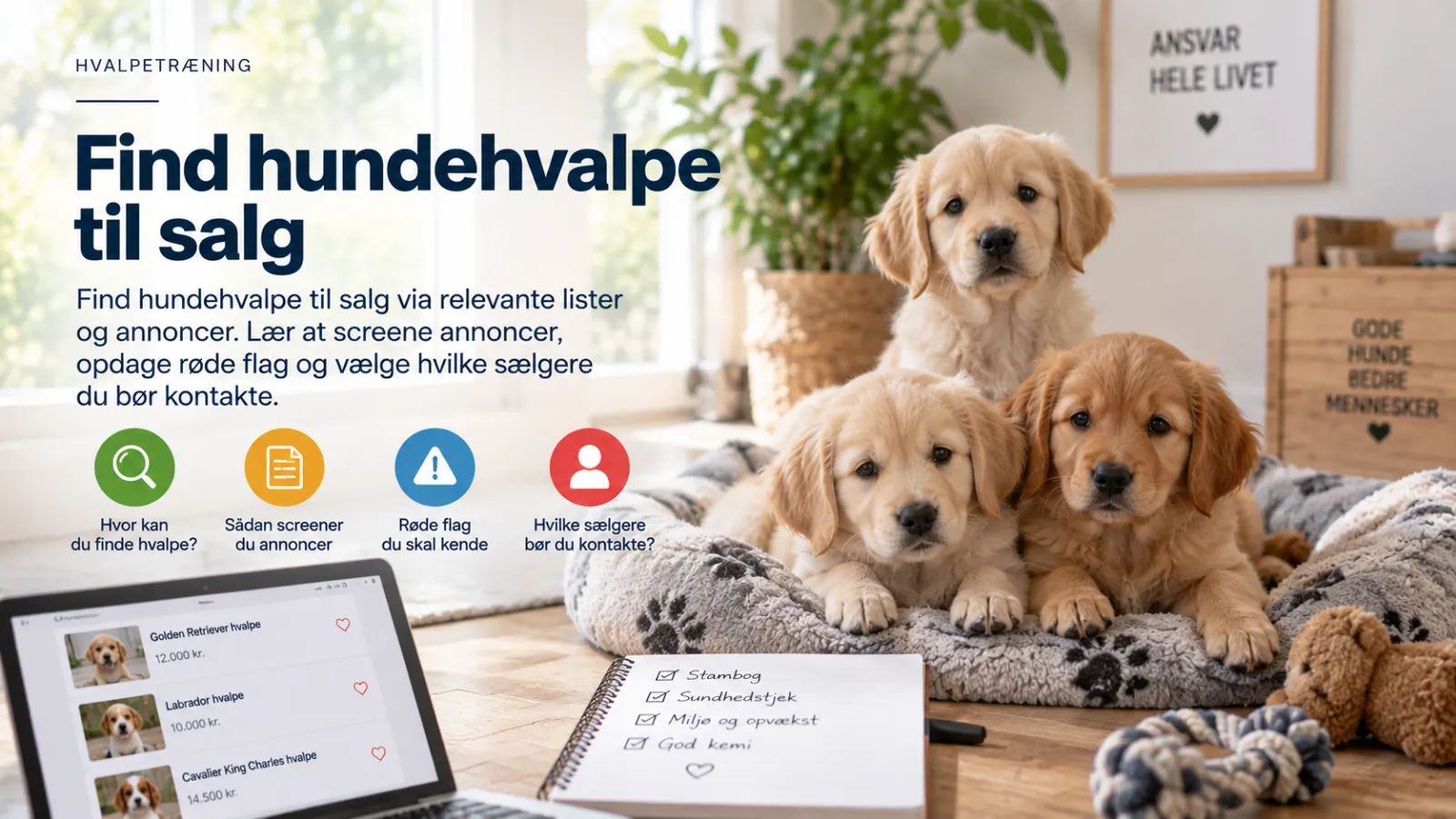 Hundehvalpe til salg