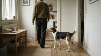 Hvorfor følger min hund efter mig overalt? 7 forklaringer