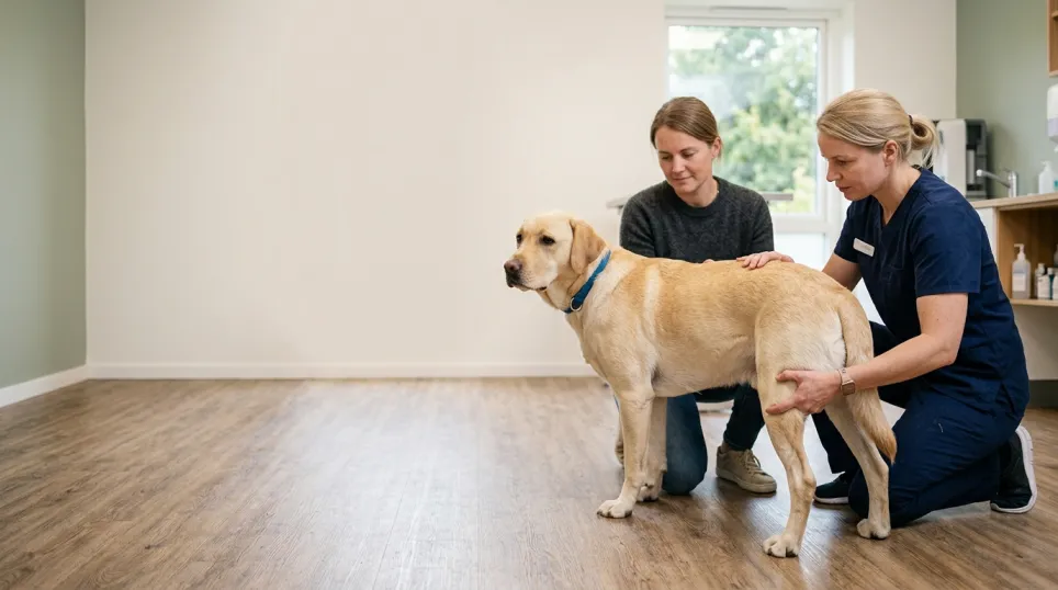 Korsbåndsskade hos hund: Symptomer, operation og pris