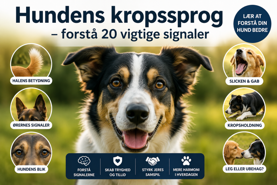 Hundens kropssprog – forstå 20 vigtige signaler