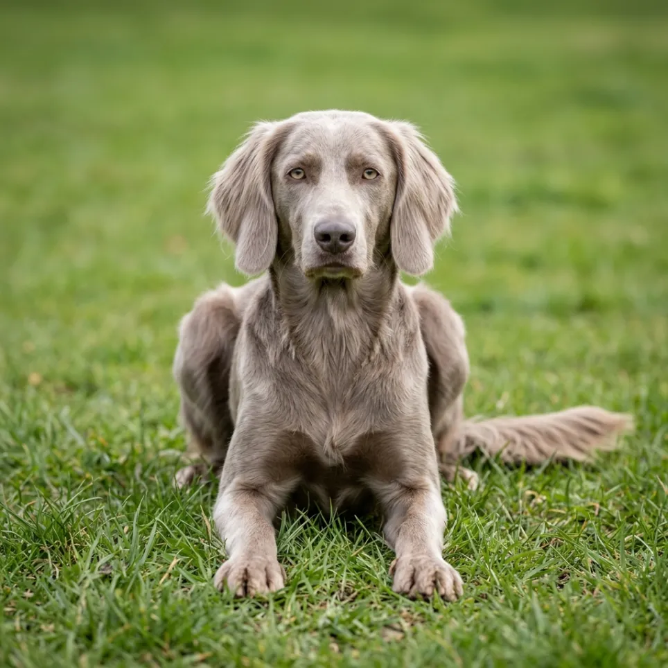 Weimaraner, langhåret